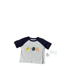 Open Edit Shirt Baby 9 Month Baseball Sleeve Short Sleeve Graphic Tee A- OK T-Sh
